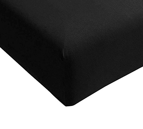 Formesse Bella Donna Premium Spannbettlaken schwarz - 200x220-240 von Bella Donna