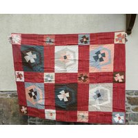 Heirloom Quilt, Patchwork Quilt Handgemacht, Quilts Zum Verkauf, Quilten Geschenke, Patchwork, Bettwäsche Handgemachter Bezug, Decke, Wandbehang von BelleandCherrysStore