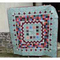 Quilt Geschenke, Patchworkdecke Zum Verkauf, Handgemacht, Heirloomdecke, Patchwork, Bettwäschedecke, Handgemachte Decke, Wandbehang von BelleandCherrysStore