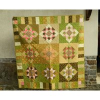 Quilt Geschenke, Patchworkdecke Zum Verkauf, Handgemacht, Heirloomdecke, Patchwork, Bettwäschedecke, Handgemachte Decke, Wandbehang von BelleandCherrysStore