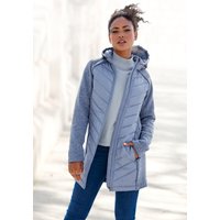 Vivance Steppjacke, mit Kapuze, mit Strickfleece-Ärmeln von Vivance