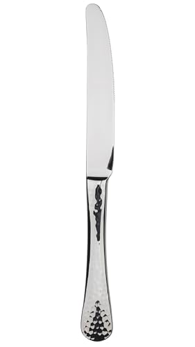BERGNER Eiffell - Spiel 2 Messer 4 mm dick - hergestellt aus resistenter Edelstahl - helles Finish - Einfach zu waschen und spülmaschinengestützt - Spiegeleffekt von Bergner