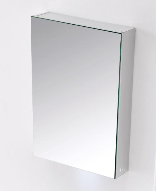Aluminium-Spiegelschrank G500 - innen und außen Spiegel von Bernstein