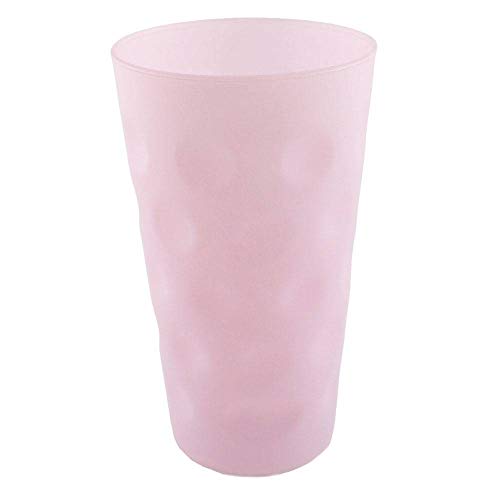 Beschdstoff Dubbeglas Rosa matt 0,5 Liter - Farbige Dubbegläser - für Weinschorle - (Dubbeglas Shop) von Beschdstoff