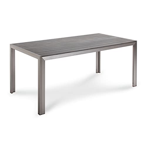 Best 46851885 Tisch Seattle 180 x 90 cm, Silber/anthrazit von BEST