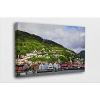 Berühmte Orte Kunst Leinwand-Norwegen Städte Leinwand Poster/Geschenk Gedruckte Bilder Wand Dekoration Poster Oder Canvas Bereit Zum Aufhängen von BestCanvasEver