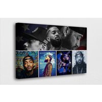 Nipsey Hussle Collage Bild Kunst Leinwand Poster Gedruckt Wand Dekoration Poster Oder Canvas Bereit Zum Aufhängen von BestCanvasEver