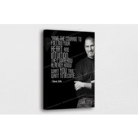 steve Arbeitsplätze Kunst Leinwand - Motivation Poster/Gedrucktes Bild Wand Dekoration Poster Oder Canvas Bereit Zum Aufhängen von BestCanvasEver