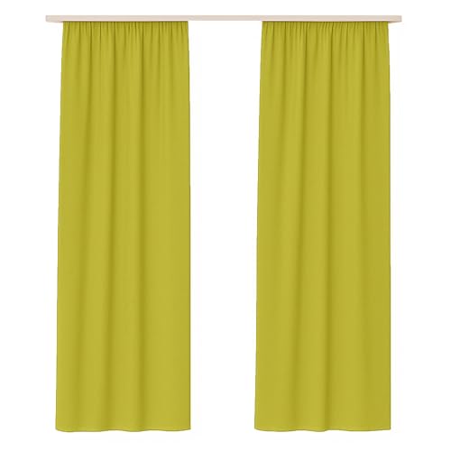 Bestlivings Dekoschal Ellen mit Universalband 2er Pack inkl. Raffhalter & Raffhaken, Größe: 140 x 245cm, Farbe: grün - apfelgrün Bestlivings Dekoschal Ellen mit Universalband 2er Pack inkl. Raffhalter & Raffhaken, Größe: 140 x 245cm, Farbe: grün - apfelgrün von Bestlivings