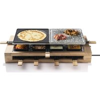 Bestron - Raclette-Grill ARG300BW 1500 w Schwarz Holz xl Schwarz von Bestron