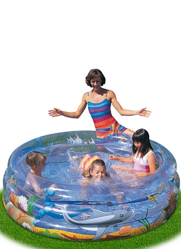 Bestway Transparent Sea Life Pool 170x53 cm, Planschbecken Bestway Transparent Sea Life Pool 170x53 cm, Planschbecken von Bestway