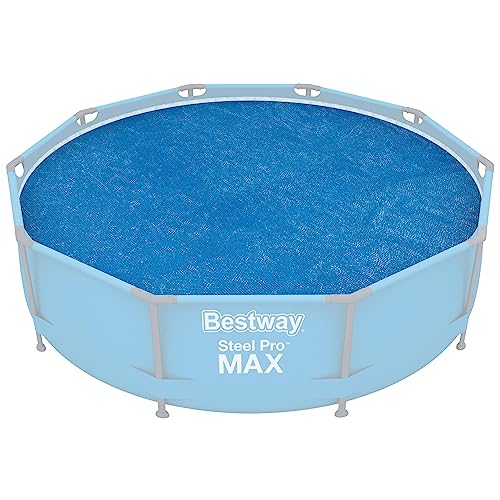 Bestway Flowclear™ Solarabdeckplane Ø 289 cm, für runde 305 cm Aufstellpools, blau von Bestway