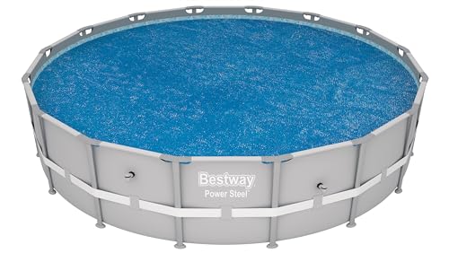 Bestway Flowclear™ Solarabdeckplane, Ø 462 cm, für runde 457 cm und 488 cm Aufstellpools, blau von Bestway