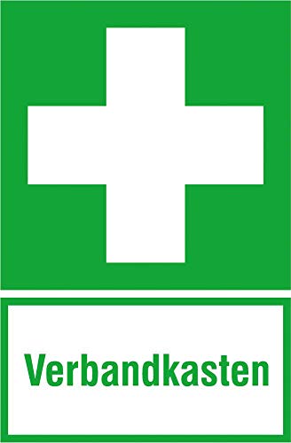 Format 4044589054524 – Schild FOLIE 300 x 200 mm Verbandkasten von Betriebsausstattung24