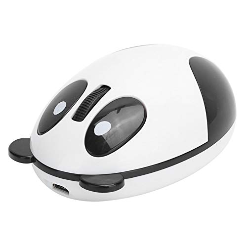 Bewinner Kabellose Optische Panda-Computermaus für Win, Hohe Leistung, Plug-and-Play, Wiederaufladbarer Akku, 10 M Reichweite, 2,4 GHz Kabellos, Niedlich und Funktional von Bewinner