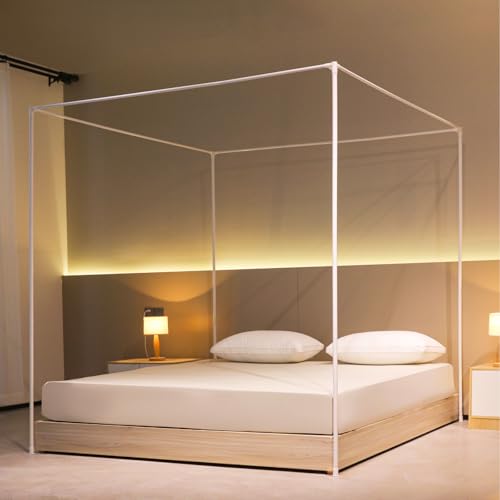 Beyeutao Betthimmel Rahmen 200x200cm Weiß Mückenetz Rahmen Moskitonetz Baldachin Rahmen Bed Canopy Frame Vier Poster Bettrahmen Vier Eckbett Betthimmel Rahmen Betthimmel Pole Schrauben Design. Beyeutao Betthimmel Rahmen 200x200cm Weiß Mückenetz Rahmen Moskitonetz Baldachin Rahmen Bed Canopy Frame Vier Poster Bettrahmen Vier Eckbett Betthimmel Rahmen Betthimmel Pole Schrauben Design. von Beyeutao