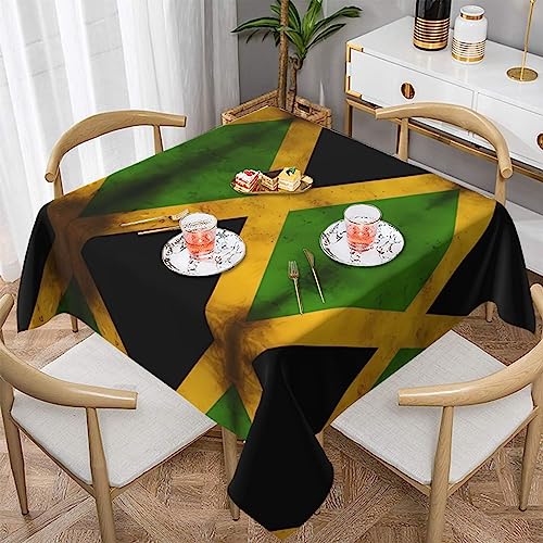 Tischdecke mit alter jamaikanischer Flagge, rund, 152,4 x 152,4 cm, perfekt für Buffet-Tische, Partys von Bhcase