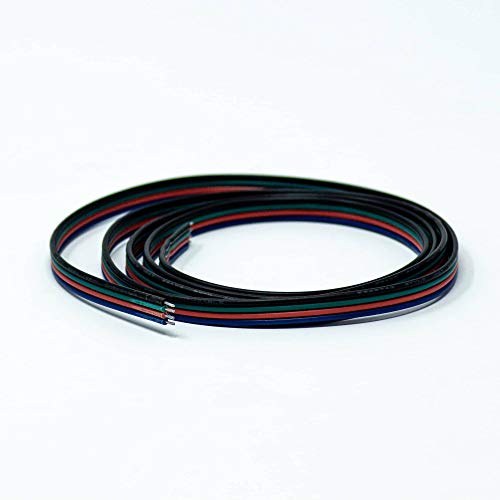 Bioledex Kabel 3 Meter 4-Pin 0.3mm² für RGB LED Streifen und Bänder von Bioledex