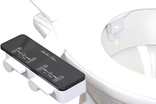 BisBro Deluxe Slim Bidet 2082 | Dusch-WC zur optimalen Intimpflege | Mit Warmwasser | Einfach unter dem Klodeckel installieren | funktioniert ohne Strom | ideale Hygiene durch Wasser von BisBro