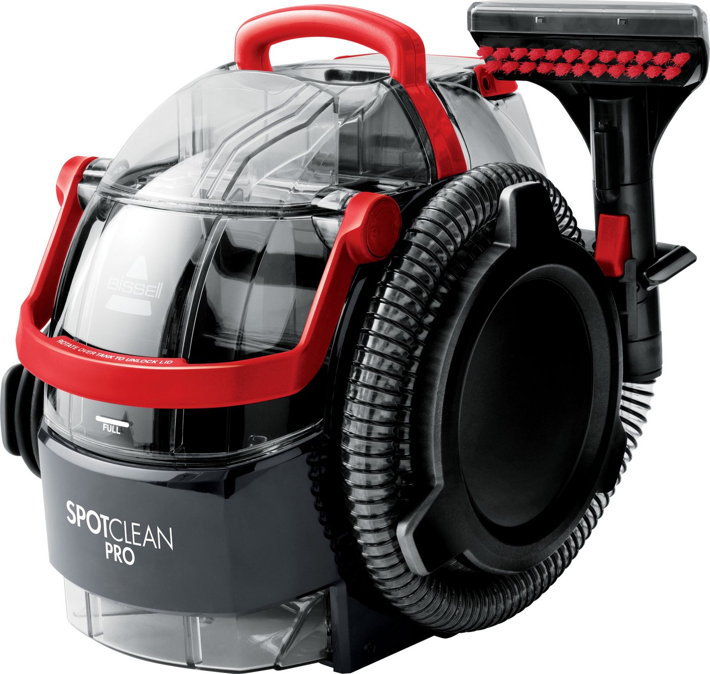 Bissell Wasch-Sauger 1558N, SpotClean Pro, leistungsstark, Dual-XLTank, >15kPa, 750 W, beutellos, reinigt Flecken auf Teppich, Polster,Treppe & Autositz wie ein Profi von Bissell