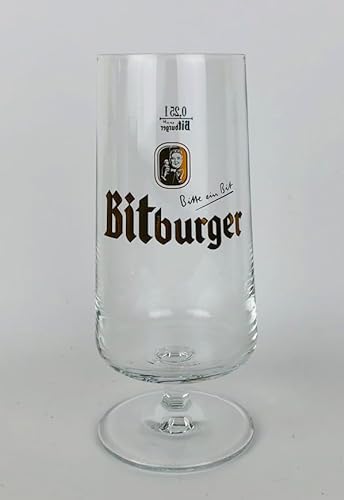 Bitburger Glas Glas 0,25l / Glas/Bierglas/Biergläser/Gläser/Bier/Gastro/Bar/Sammler/Sammel / 1 Stück von Bitburger