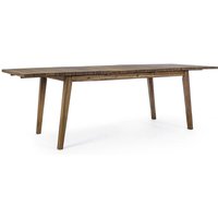 Bizzotto Ausziehtisch »Varsavia«, BxHxL: 90 x 76 x 180 cm, Tischplatte: Akazienholz - braun von Bizzotto