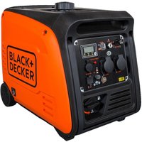 Black+decker Inverter Stromaggregat Benzin 3900 Watt 230V E-Start Funkstart ats von Black & Decker