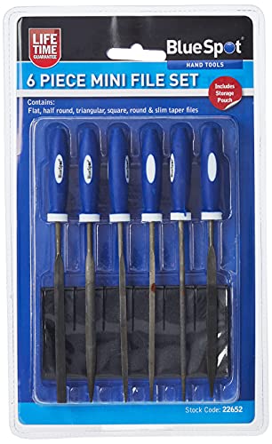 Blue Spot Tools - Mini-Datei mit Pouch 6Pce Set - B/S22652 von Blue Spot Tools