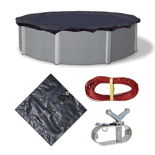 Blue Wave Bronze 8-Year 15-ft Round Above Ground Pool Winter Cover von Blue Wave