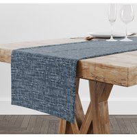 Blauer Tischläufer Für Esstisch, Blaue Bettwäsche Küche Tisch Dekor, Hochzeitsgeschenk Paar Einzigartig, Party & Hochzeit Tischläufer von BlueHavenDecor