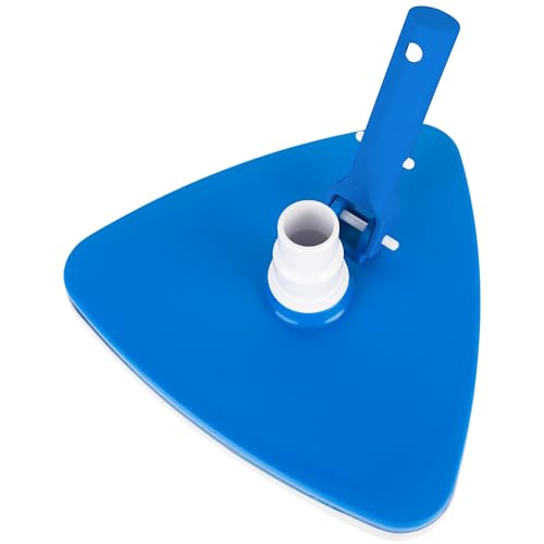 BlueStars Ultra-langlebiger dreieckiger Pool-Staubsaugerkopf mit Borsten – für Vakuumschlauch 3,8 cm oder 3,8 cm – für Innen- und oberirdische Pools und Spas – Boden-, Wand-, Eckreiniger – von BlueStars