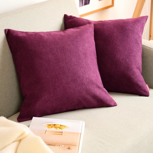 Blumtal 2er Set Kissenbezug 40x60 violett - kuschelige Chenille Kissenbezüge mit verstecktem Reißverschluss, Oekotex Zertifizierte Kissenhülle für Deko-Kissen Sofakissen Polster & Zierkissen Blumtal 2er Set Kissenbezug 40x60 violett - kuschelige Chenille Kissenbezüge mit verstecktem Reißverschluss, Oekotex Zertifizierte Kissenhülle für Deko-Kissen Sofakissen Polster & Zierkissen von Blumtal