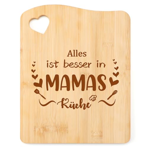 Blumuze Mama Geschenke, Bambus Schneidebrett Geschenke für Mama,Muttertagsgeschenk Geburtstagsgeschenk Weihnachten für Mama,Beste Mutter Geschenkidee Mutter Geschenk zum Muttertag von Blumuze