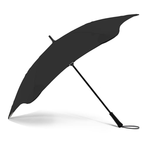 Blunt Executive Stockschirm Regenschirm schwarz | groß & sturmfest für 2 Personen – 138 cm Ø | Innovatives & patentiertes Design – getestet im Windkanal von Blunt