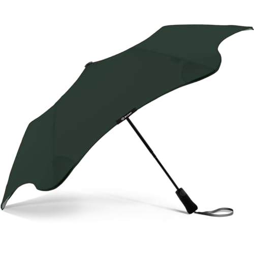 Blunt Metro 2.0 Taschenschirm Regenschirm dunkelgrün | kompakt & sturmfest – 100 cm Ø | Innovatives & patentiertes Design – getestet im Windkanal von Blunt
