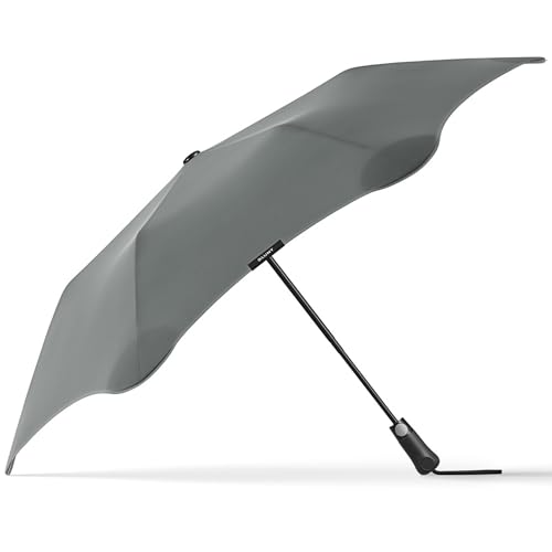 Blunt Metro 2.0 Taschenschirm Regenschirm grau | kompakt & sturmfest – 100 cm Ø | Innovatives & patentiertes Design – getestet im Windkanal von Blunt
