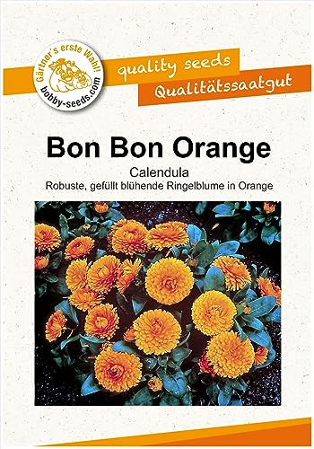 Blumensamen Bon Bon Orange Calendula Portion von Gärtner's erste Wahl! bobby-seeds.com