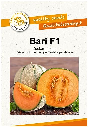 Melonensamen Bari F1 Zuckermelone Portion von Gärtner's erste Wahl! bobby-seeds.com