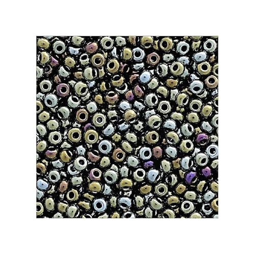 20 g Rocailles PRECIOSA seed beads, 8/0 mix metallic colors (Rocailles preciosa Samenperlen mischen Sie metallische Farben) von Bohemia Crystal Valley