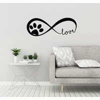 Animal Love Vinyl Wandtattoa Pet Care Grooming Shop Vet Clinic Aufkleber Wandbild | #3226Da von BoldArtsy