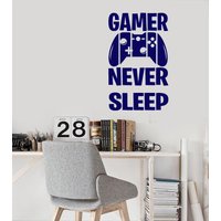 Gamer Zitat Vinyl Wandtattoo Gamepad Gaming Zone Dekor Moosgummi Aufkleber Wandbild | #3214Da von BoldArtsy