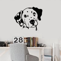 Hund Dalmatiner Vinyl Wand Aufkleber Tier Pet Shop Grooming Salon Wandbild | #3299Da von BoldArtsy