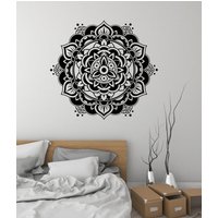 Mandala Vinyl Wand Aufkleber Yoga Studio Hindu Hinduismus Wandbild | #3180Da von BoldArtsy