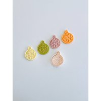 Weihnachtsmann-Ausstechform Weihnachts Ornament Ausstecher Stempel Set | Weihnachtskugel Fondant Formen 3D Gedruckt von BonBunnyBake