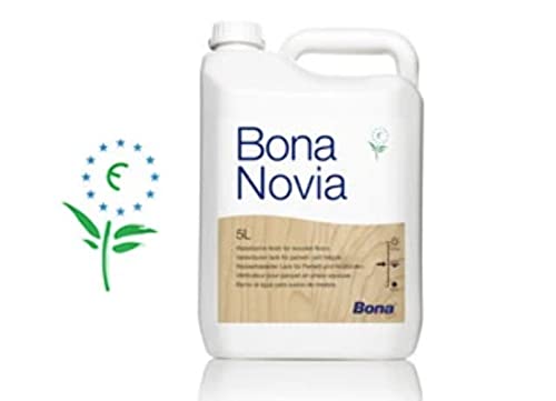 10 l von Bona Novia – Einkomponentiger Wasserlack in verschiedenen Glanzfarben, ideal für Haushalte und gewerbliche Umgebungen, 10 l Novia Halbglanz. von Bona Parquet