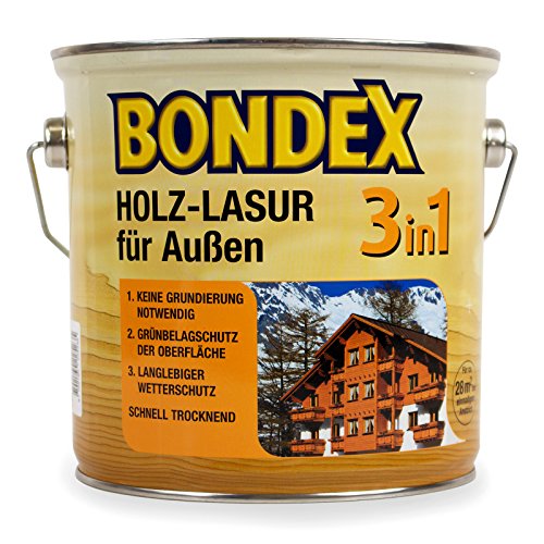 0,75L Bondex 3in1 Holzschutzlasur tannengrün von Bondex