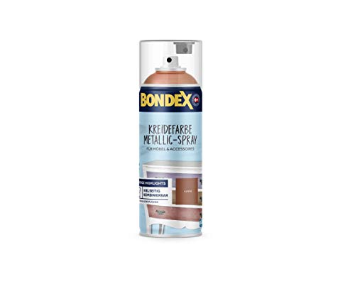 Bondex Kreidefarbe Metallic-Spray Kupfer 0,4l - 440228 von Bondex