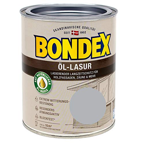 Bondex Öl-Lasur 0,75l - 391321 steingrau von Bondex