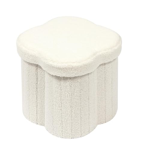 Bonlife Sitzbank mit Stauraum, klappbare Sitztruhe, Aufbewahrungsbox, Fußbank,Blüten, für Flur, Wohnzimmer und Schlafzimmer, Weiß, 32x32x32 cm Bonlife Sitzbank mit Stauraum, klappbare Sitztruhe, Aufbewahrungsbox, Fußbank,Blüten, für Flur, Wohnzimmer und Schlafzimmer, Weiß, 32x32x32 cm von Bonlife