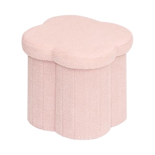 Bonlife Sitzbank mit Stauraum, klappbare Sitztruhe, Aufbewahrungsbox, Fußbank,Blüten, für Flur, Wohnzimmer und Schlafzimmer, Rosa,38x38x38 cm Bonlife Sitzbank mit Stauraum, klappbare Sitztruhe, Aufbewahrungsbox, Fußbank,Blüten, für Flur, Wohnzimmer und Schlafzimmer, Rosa,38x38x38 cm von Bonlife